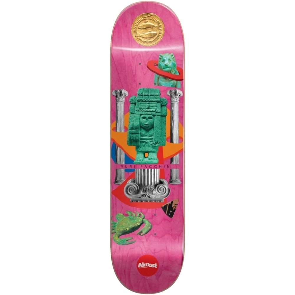 Yuri Relics Pink 8.0" Skateboard Deck