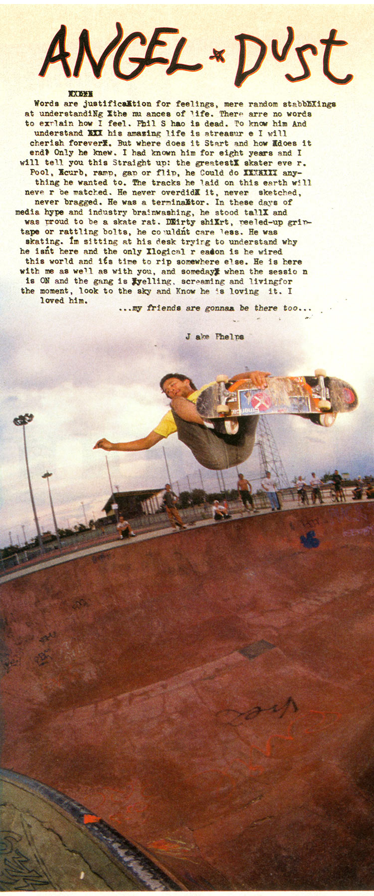 洋書 Thrasher / ANGEL DUST / Jake Phelps Thrasher Angel Dust Zine Limited Edition – Stoked Boardshop