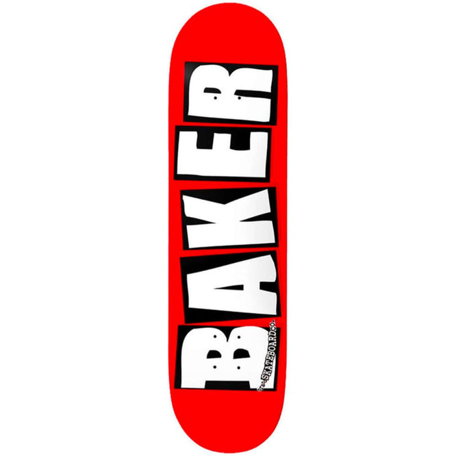 Brand Logo White Mini 7.3" Skateboard Deck