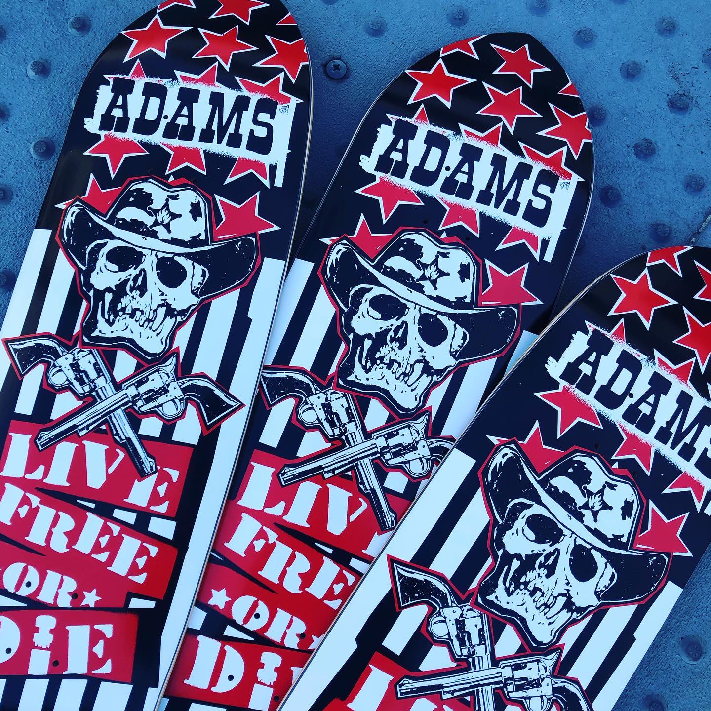 Jason Adams Live Free 9.5" Skateboard Deck