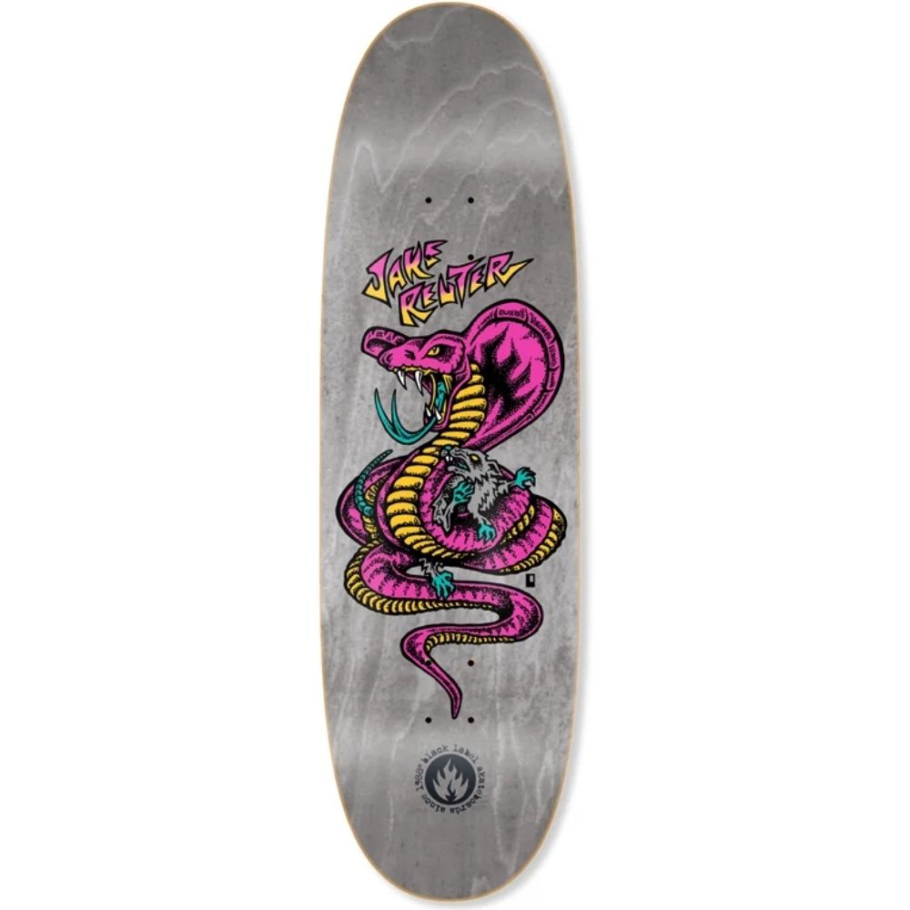 Reuter Snake And Rat Grey Stain 9.0” Skateboard Deck