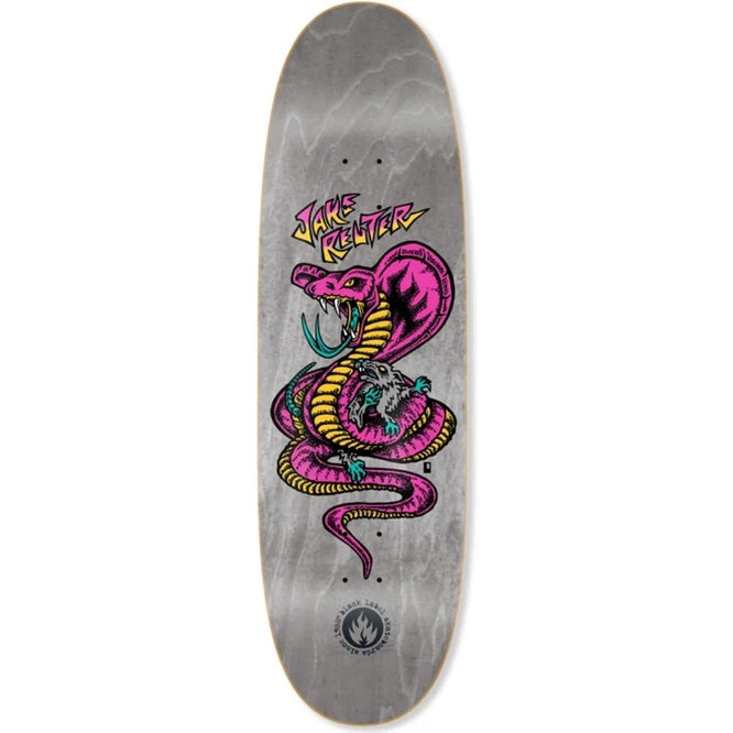 Reuter Snake And Rat Grey Stain 9.0" Skateboard Deck