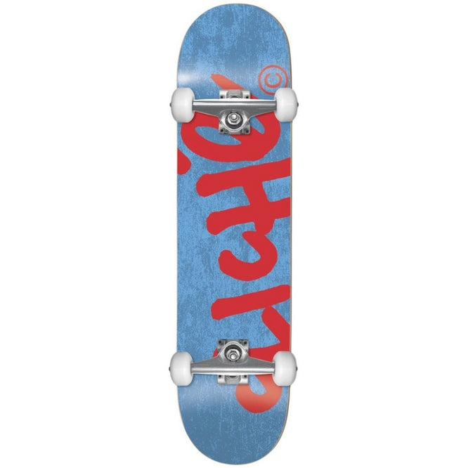 Handwritten Youth Blue/Red 7.375" Skateboard Complete