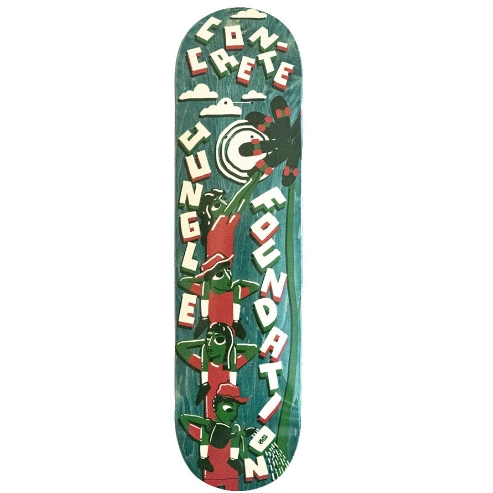 Grower's 8.1" Dark Green Skateboard Deck
