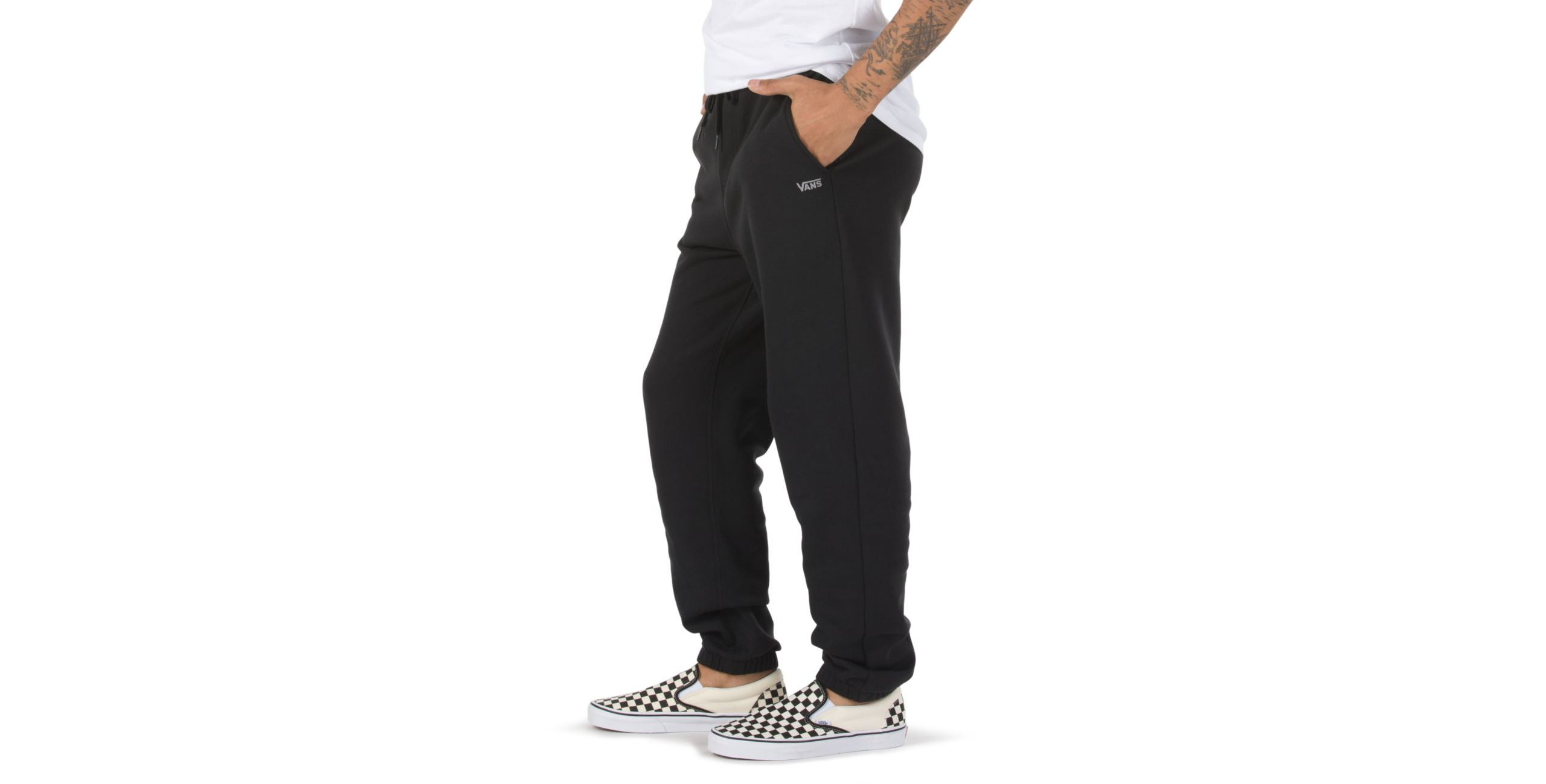 Kids Core Basic Fleece Pants Black