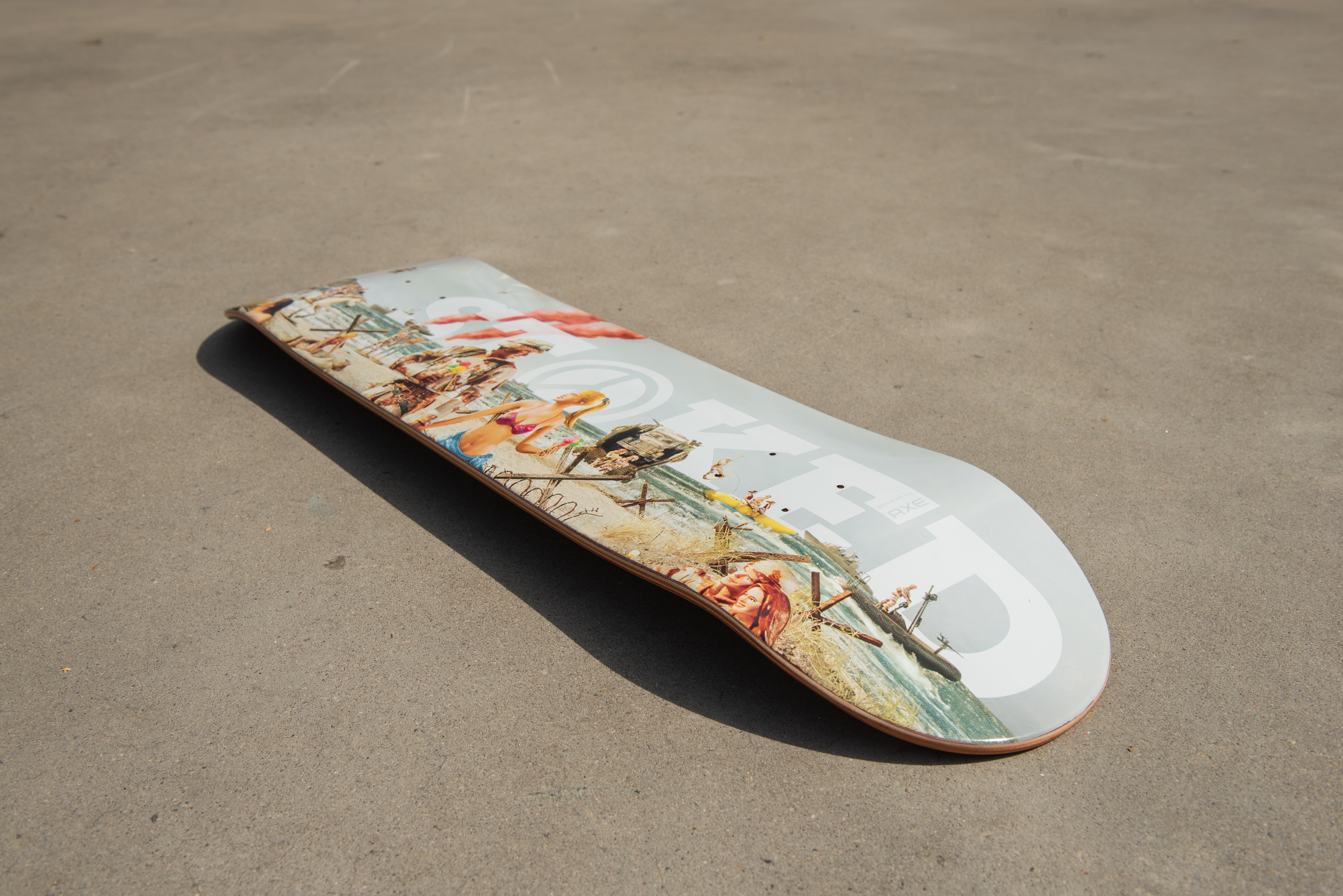 Stoked Peace Landing of Love Skateboard Deck