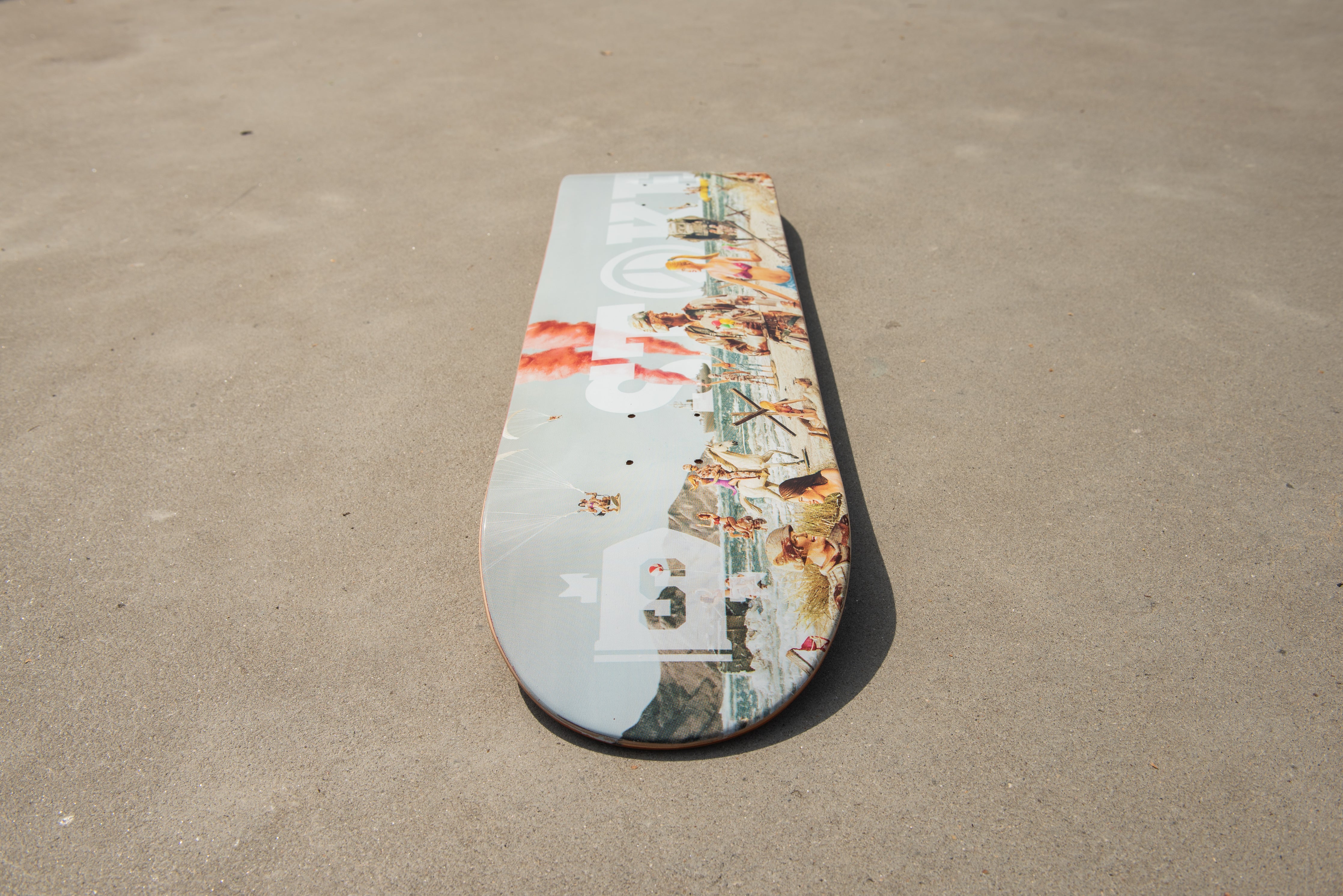 Stoked Peace Landing of Love Skateboard Deck