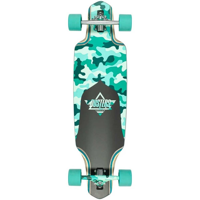 Channel Dragonfly Camo/Teal 38" Longboard complet
