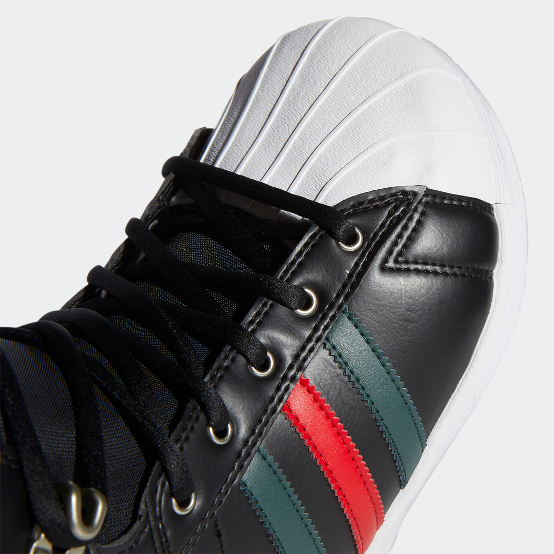 Superstar ADV Boot Core Black/ Mineral Green/ Scarlet
