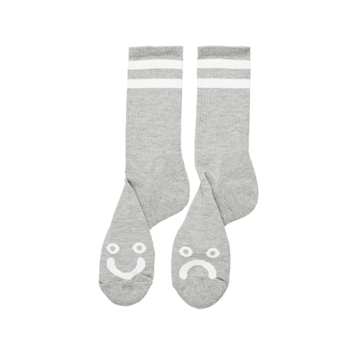 Happy Sad socks Grey