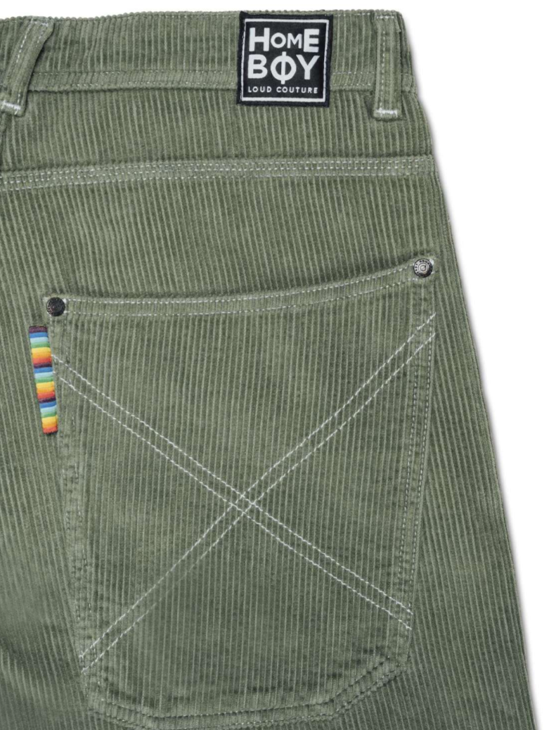 X-Tra Baggy Cord Pants Olive