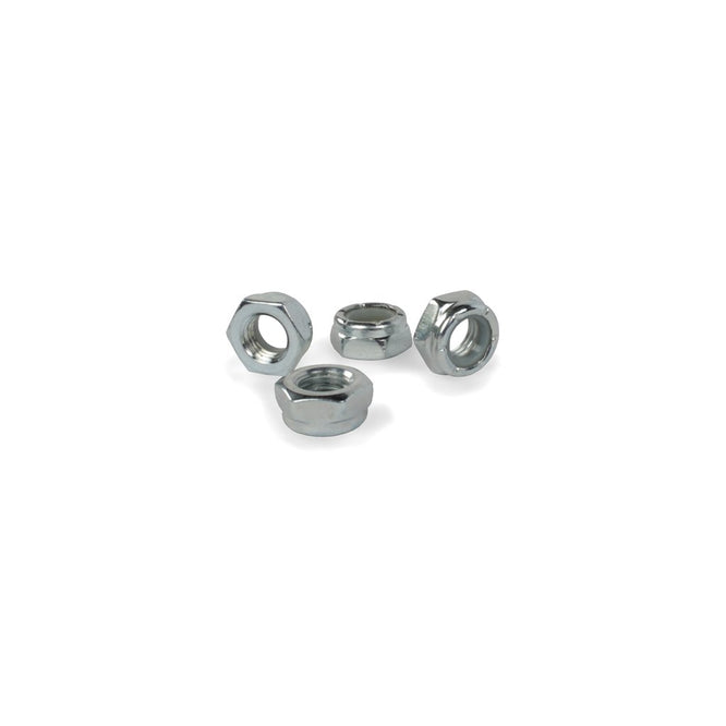 Premium Skateboard Axle Nuts Silver