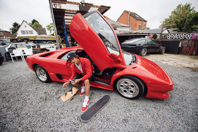 Team Elvedin Diablo Red Complete Skateboard