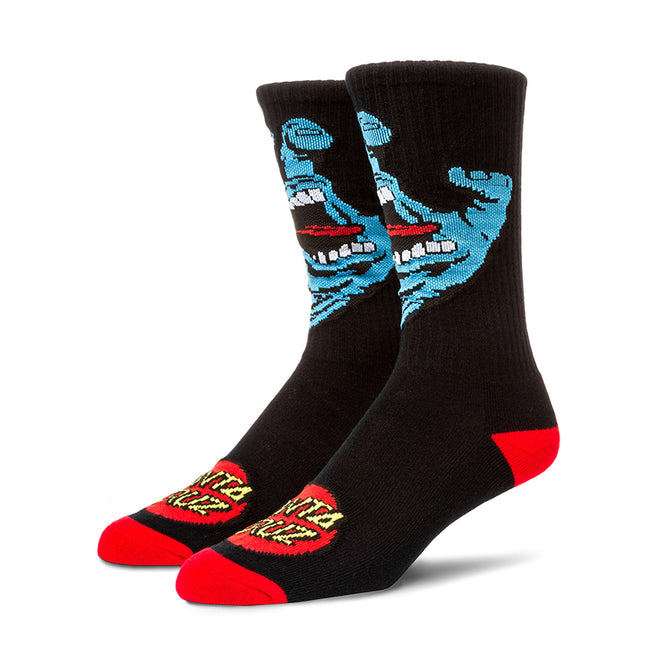 Screaming Hand Socks Black