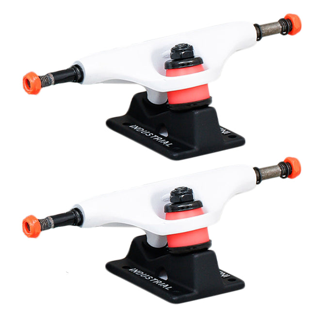 IV Black/White 5.0" Skateboard Trucks