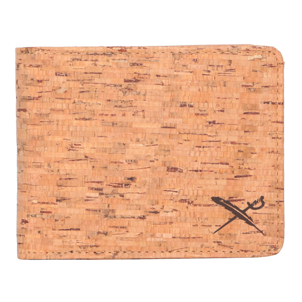 Cork Flag Wallet Wood