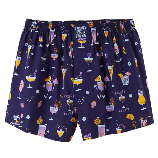 Cocktails Boxer Shorts Navy