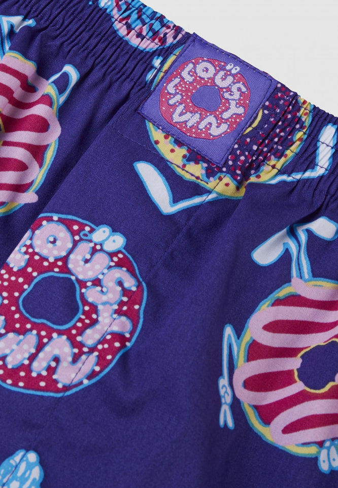 Donut Boxer Shorts Purple