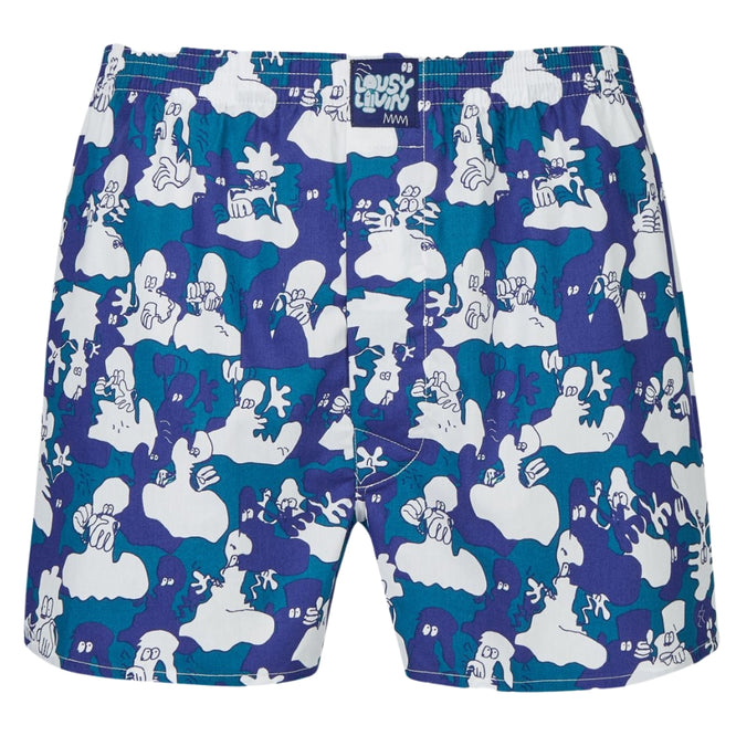 Ghosts Boxer Shorts Dazzle Blue