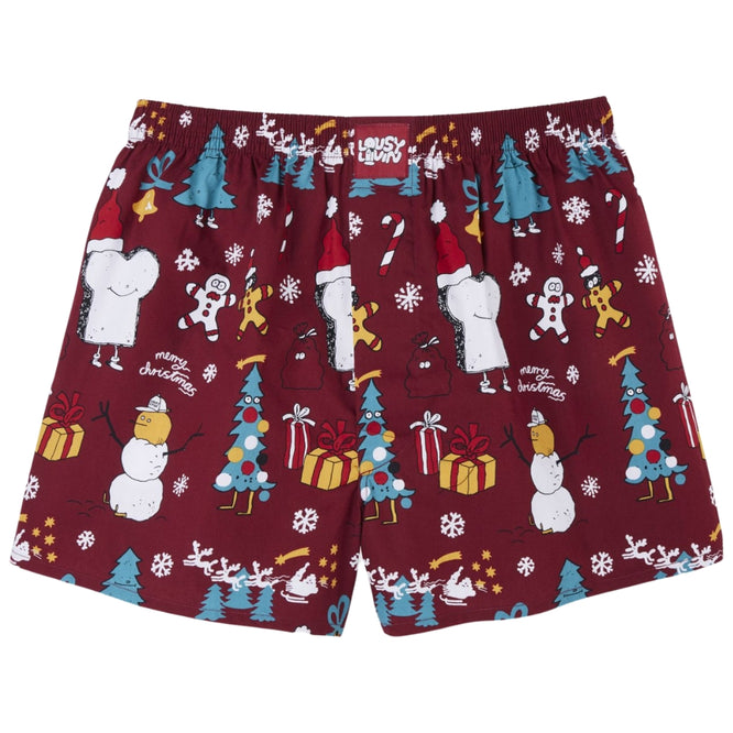 Merry Merry Boxershorts Burgundy