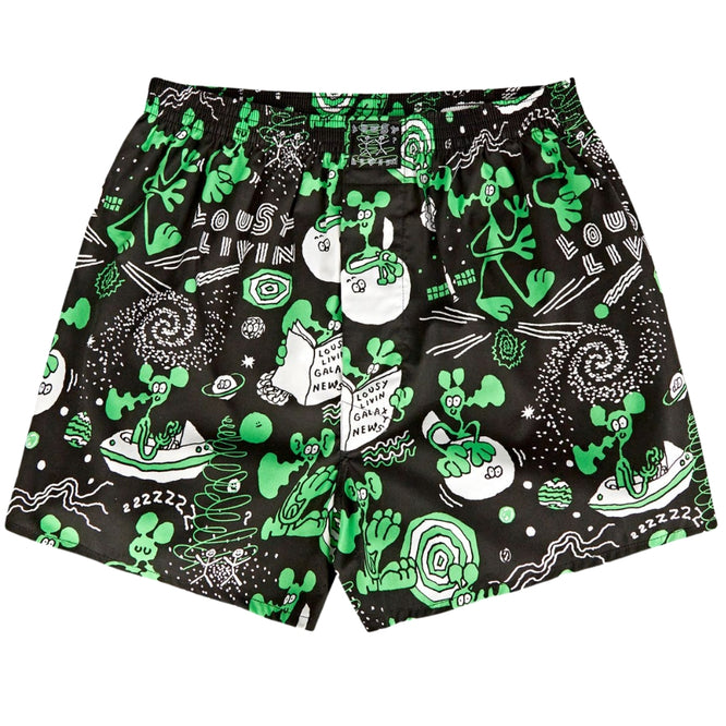 Boxershort Outer Space Noir