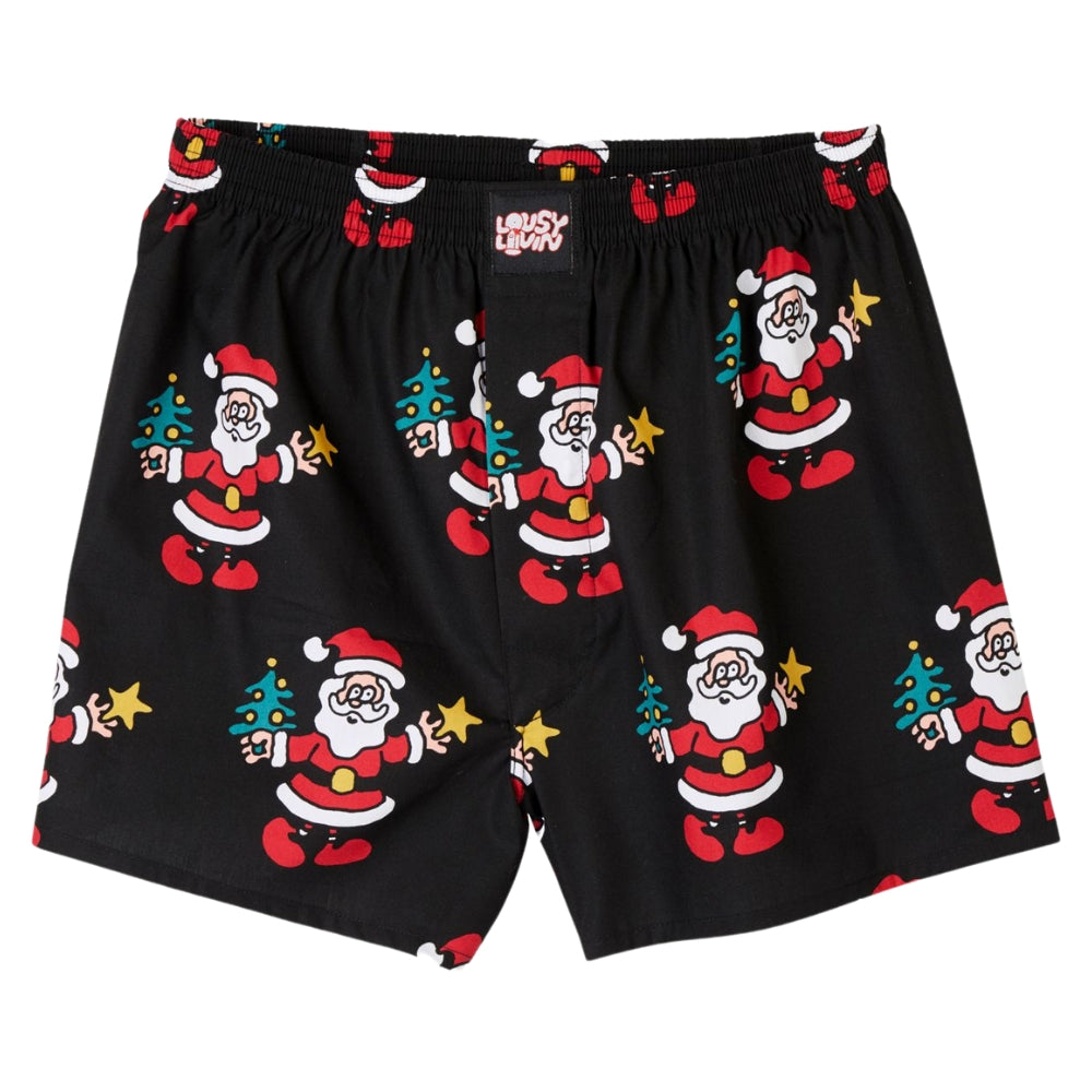 Santa Boxershorts Black