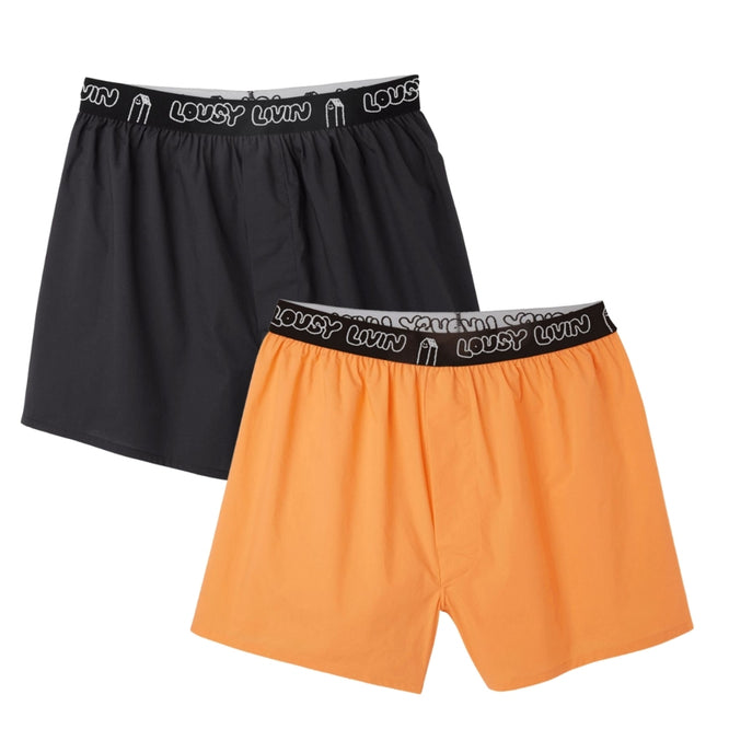 2pack Boxerbriefs Salmon Black