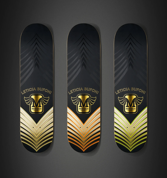 Bufoni Horus Black/Gold 8.0" Skateboard Deck