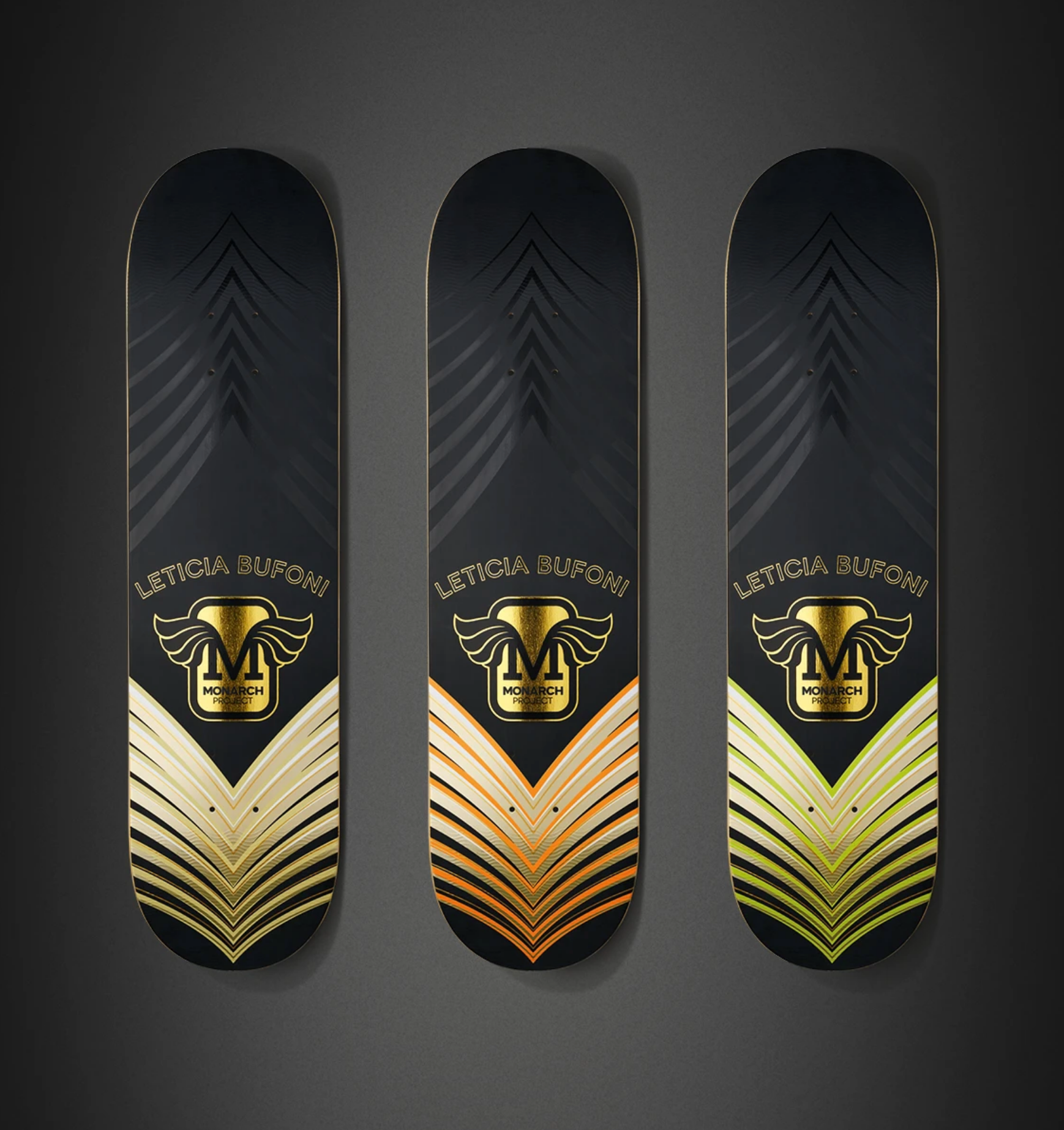 Bufoni Horus Black/Orange 8.375" Skateboard Deck