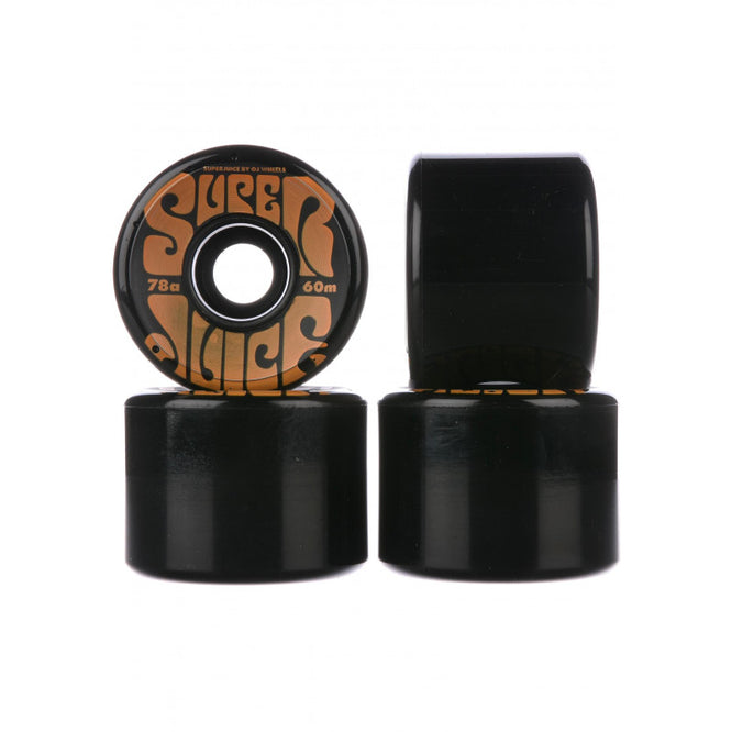 Roues de Skateboard Super Juice 78a Black 60mm