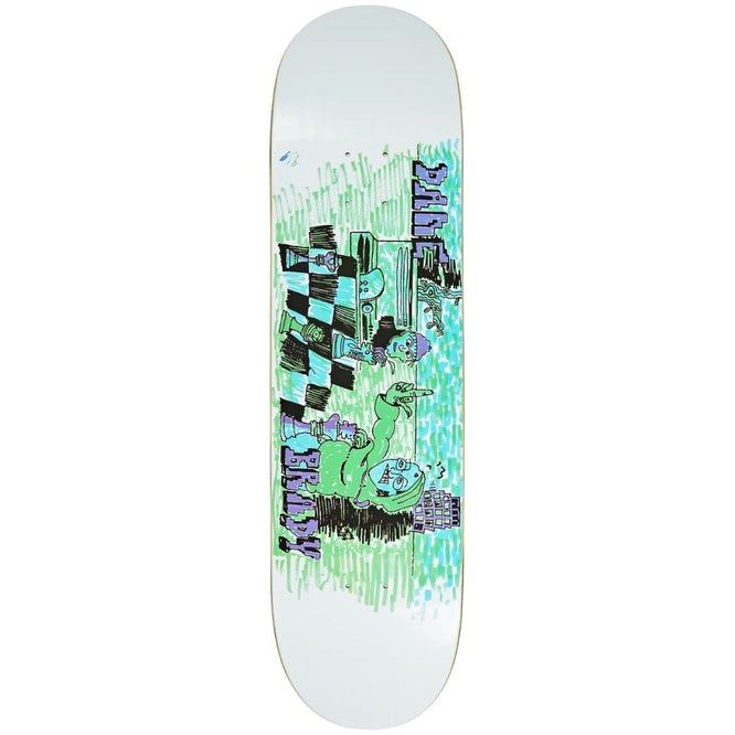 Dane Brady Checkmate White 8.0" Skateboard Deck