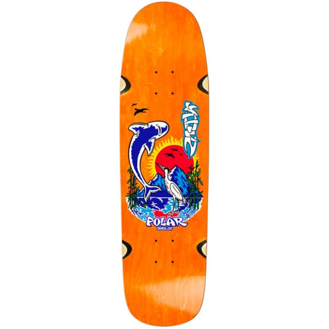 Shin Sanbongi Orange 8.625" Skateboard Deck
