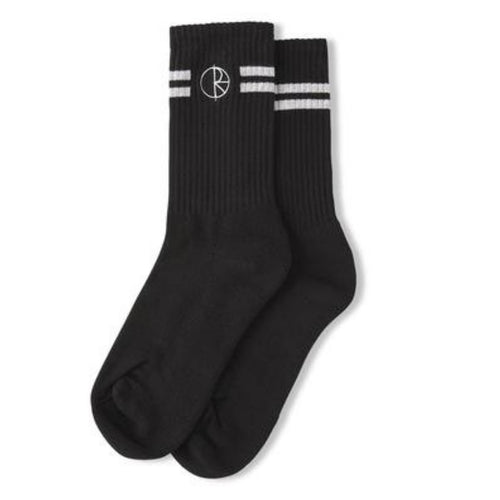 Stroke Logo Socks Black/ White