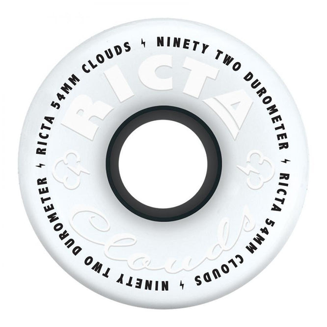 Clouds Black 92a 56mm Skateboard Wheels