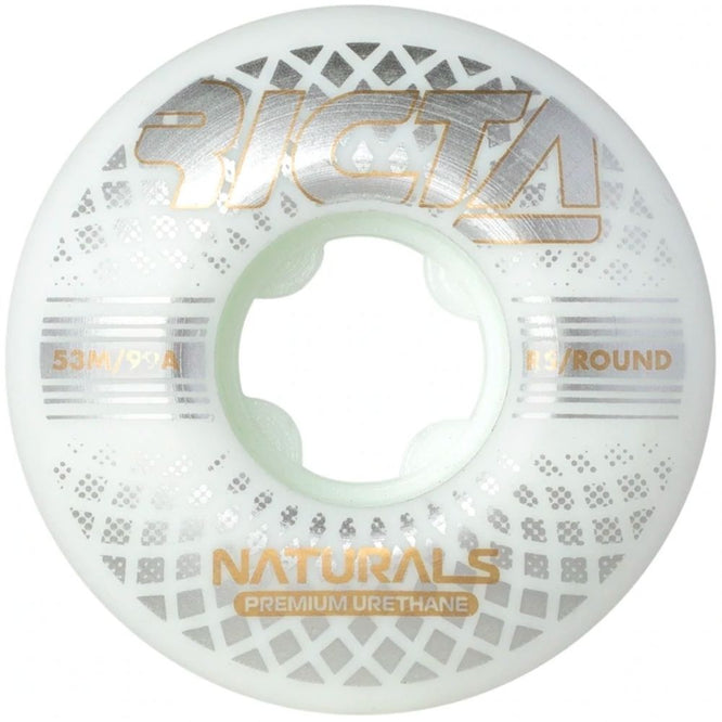 Roues de Skateboard Reflective Naturals Round 99a 53mm