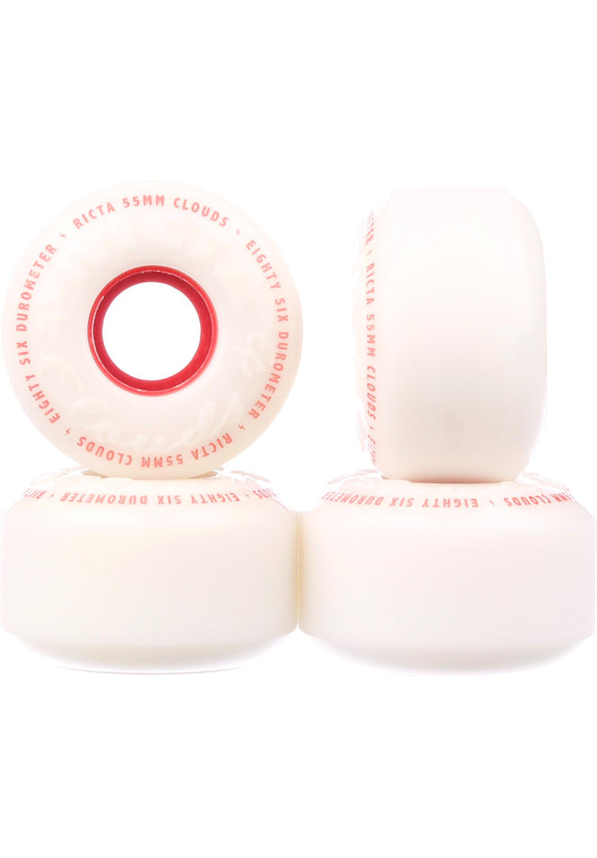 Roues de Skateboard Clouds Red 86a 53mm