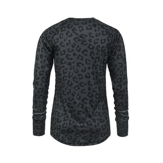 Womens Mirra Top Black Cheetah