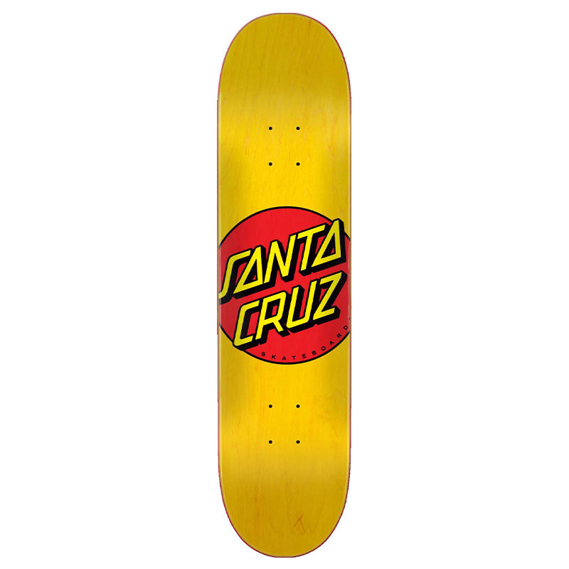 Classic Dot Yellow 7.75" Skateboard Deck