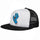 Classic Hand Mesh Cap Noir/ Blanc