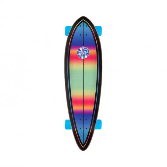 Iridescent Dot Pintail 33" Black/Multicolored Complete Cruiser