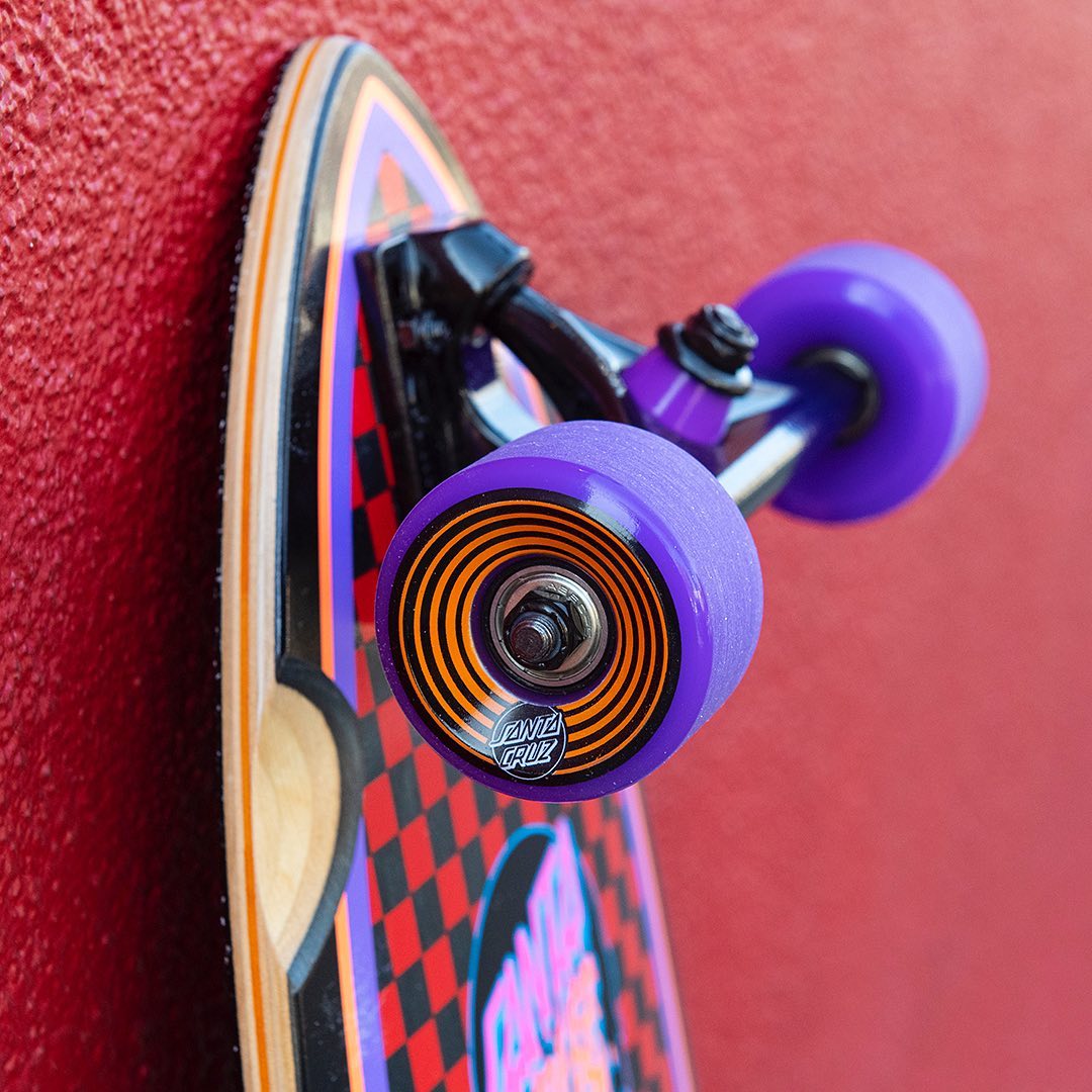 Rad Dot Pintail 33" Black/Multicolored Complete Cruiser