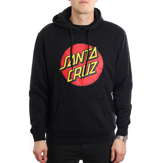 Kids Classic Dot Hoodie Black