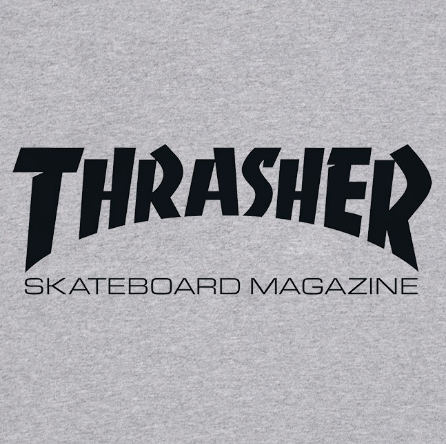 Skate Mag Crew Sweater Grey
