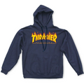 Flame Logo Hoodie Black