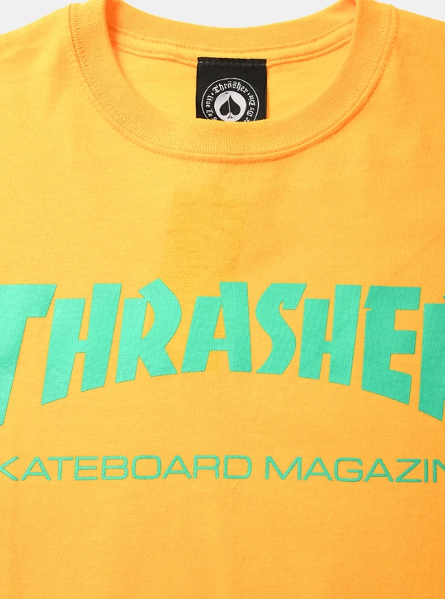 Skate Mag T-shirt Gold