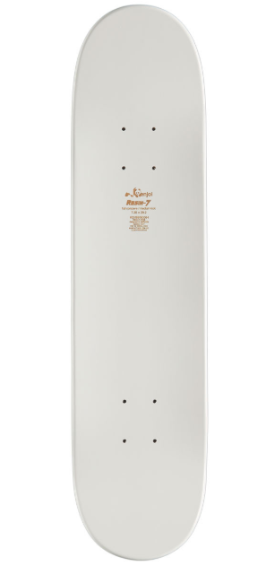 Whitey panda logo R7 8.0" Skateboard Deck
