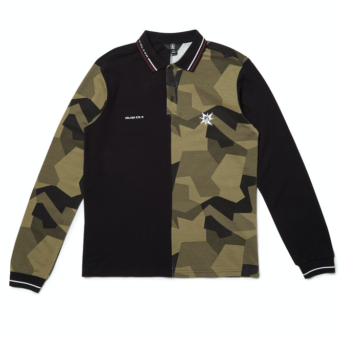 A.P. #2 Polo Longsleeve Camouflage (Unisex)