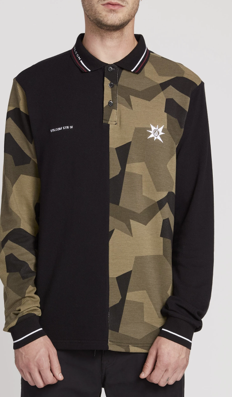 A.P. #2 Polo Longsleeve Camouflage (Unisex)