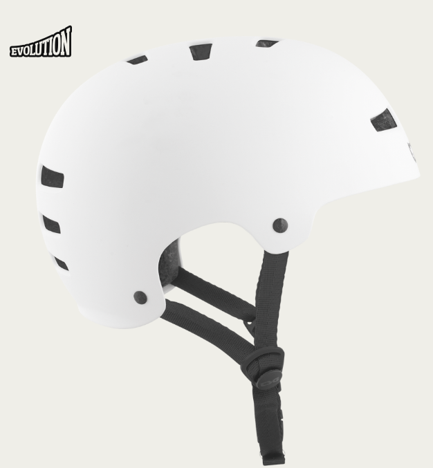 Evolution Solid Colors Satin white Helm