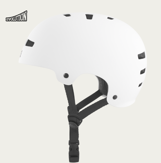 Casque Evolution Solid Colors Satin White